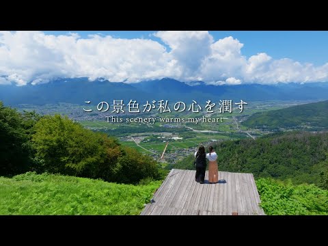 「この景色が私の心を潤す」安曇野市の春と夏/spring and summer in Azumino City