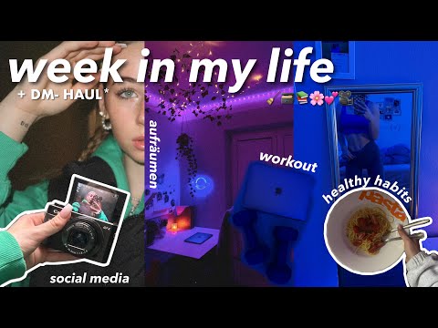 week in my life - vlog 🌸 | aufräumen, Dm- Haul, workout & routine 🫧