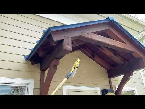 Carpenter Bees Ruin Wooden Overhang in Allenwood, NJ