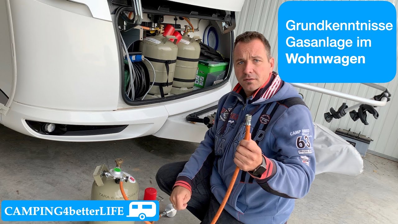 Camping Grundwissen Gasanlage Wohnwagen - inkl. Gasaussensteckdose