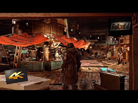 Fallout 4 Immersive Free Roam Gameplay (NO HUD) [4K] [PS5]