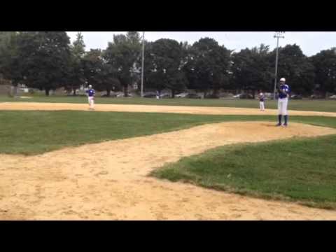 Jairo Munoz pitching for Homers for Hope
