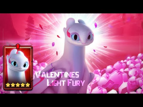 VALENTINE’S LIGHT FURY TITAN UNLOCKED! | Dragons: Titan Uprising
