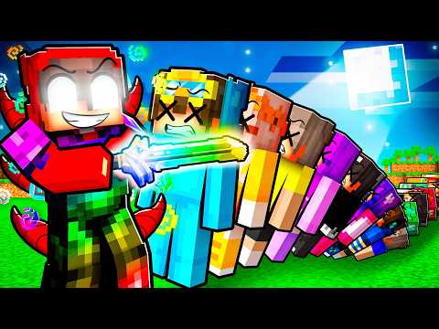 Minecraft, But 1 Kill = +1 GOD ITEM