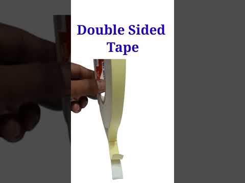 Double sided tissue tape