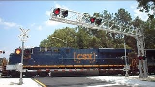 preview picture of video 'CSX Coal Train Through Baldwin Florida'