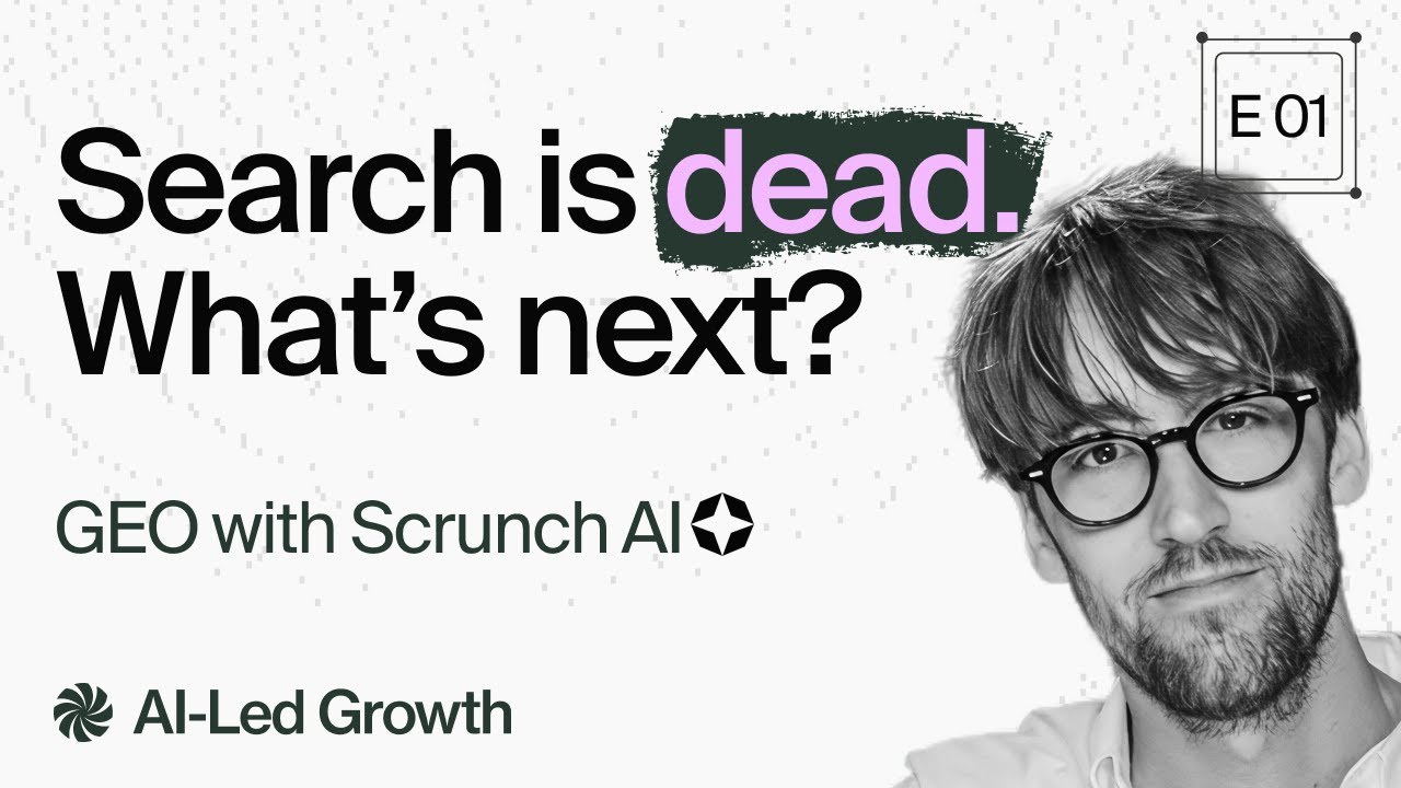Is GEO (Generative Engine Optimization) replacing SEO? Chris Andrews, Co-Founder & CEO @ Scrunch AI