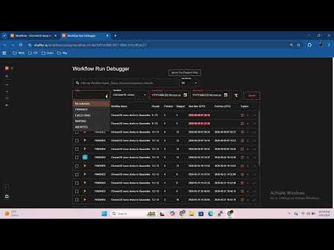 Workflow Run Debugger Tutorial