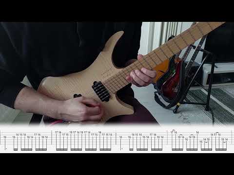 Alexi Laiho's killer Sixpounder solo in stantard tuning WITH TABS