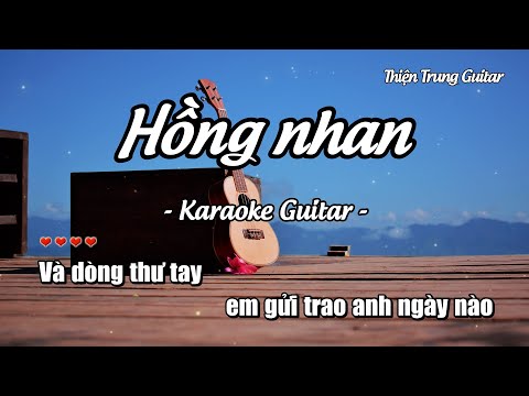 Karaoke Hồng nhan - Jack (Guitar Solo Beat) | Thiện Trung Guitar
