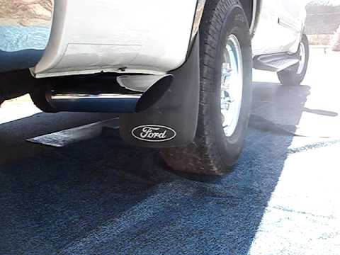F250 Diesel after Walker Big Truck Muffler Install