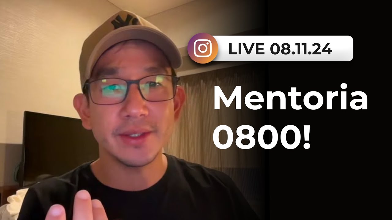 Live - 08.11.2024 - Mentoria 0800!
