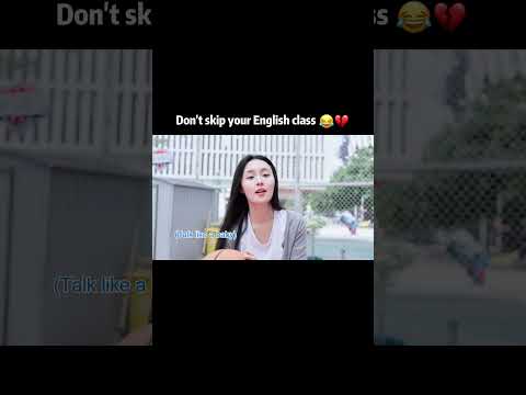 Don’t skip your English class  #englishlanguage #funny