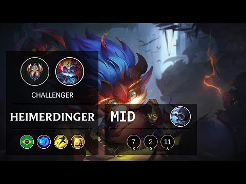 Heimerdinger Mid vs Talon - BR Challenger Patch 9.17