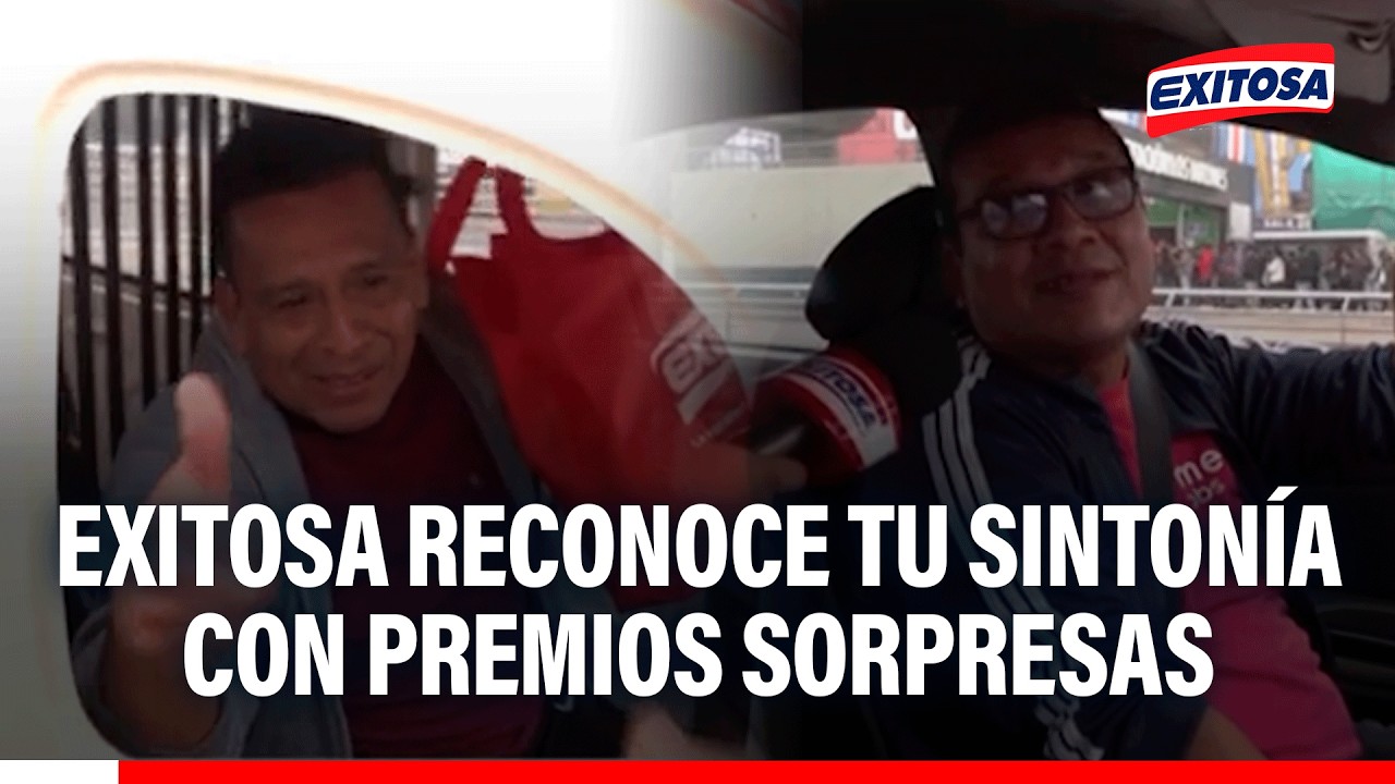 🔴🔵 Exitosa reconoce tu fiel sintonía con increíbles premios sorpresas para los 20 primeros taxistas