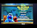 Sesame Street We All Sing Together 2003 DVD Menu Walkthrough