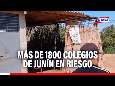 🔴🔵 Junín: Más de 1800 colegios en riesgo