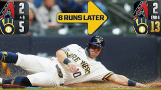 8 runs with only ONE extra base hit?! FULL INNING: Brewers' 6th inning OUTBURST! ???? | MLB Highlights