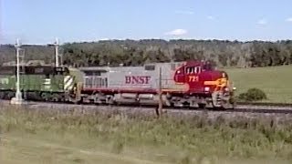 preview picture of video 'Semaphores, Wig Wags, and Raton Pass - BNSF and Amtrak in 1998'