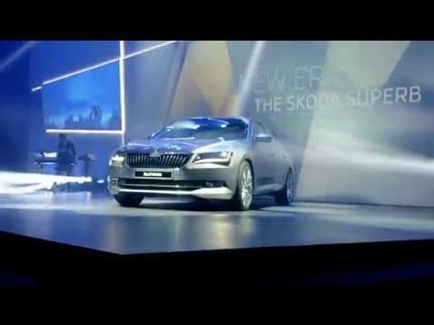 New Skoda Superb 2015 - live reveal in Prague