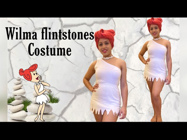 Vídeo relacionado con Rubies Disfraz Wilma Picapiedra para mujer, Vestido, collar y tocado para la cabeza, Talla Unica, Oficial The Flinstones para Carnaval, Despedidas soltera y fiestas