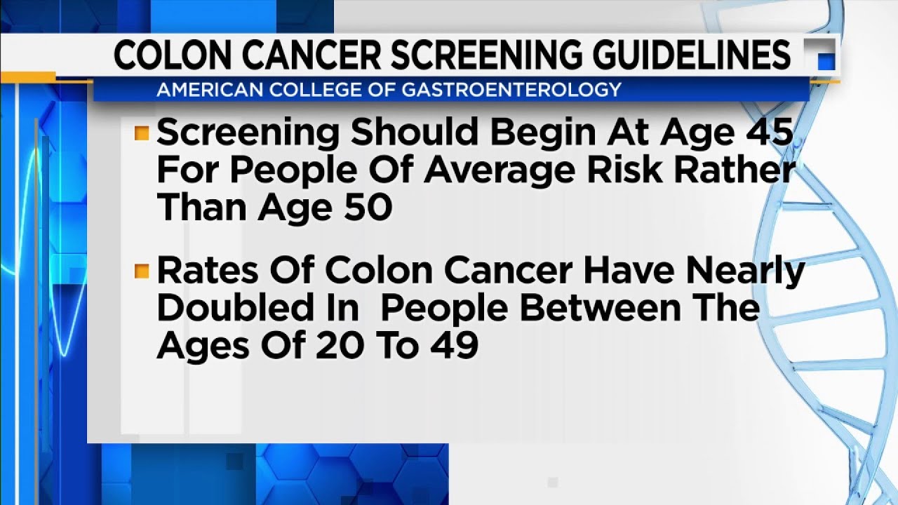 New guidelines on colon cancer screening released