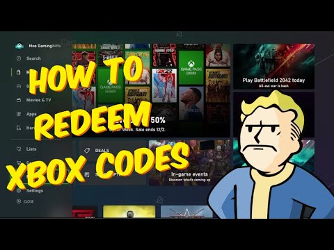 How To Redeem Codes On Xbox Series X/S / Xbox One - (2021 Tutorial)
