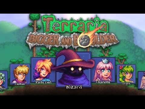 Every NEW NPC Portraits in Terraria 1.4.5: Bigger and Boulder!