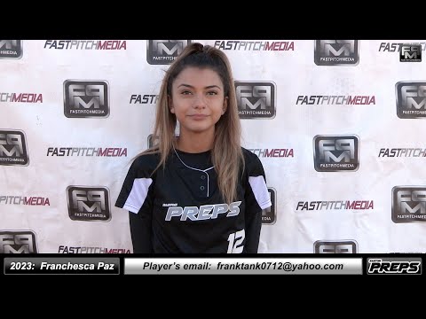 2023 Franchesca “Frankie” Paz - Pitcher & Athletic Outfielder Softball Skills Video - Easton Preps