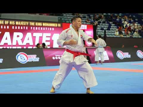 ⚔️ Abe Sakichi 🇯🇵 vs Ariel Torres 🇺🇸 | Male Kata Quarter-Final | Karate1 Rabat 2025