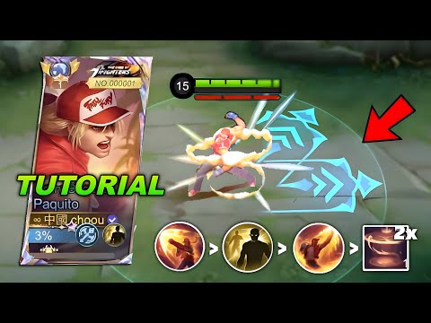 PAQUITO NEW HARDEST FREESTYLE FULL TUTORIAL !! - Mobile Legends