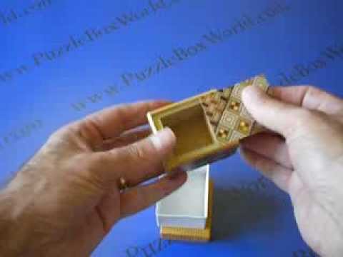 The 2 Sun 7 Step Koyosegi Japanese Puzzle Box