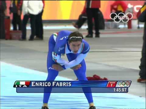 Fabris - Speed Skating - Men's 1500M - Turin 2006 Winter Olympic Games