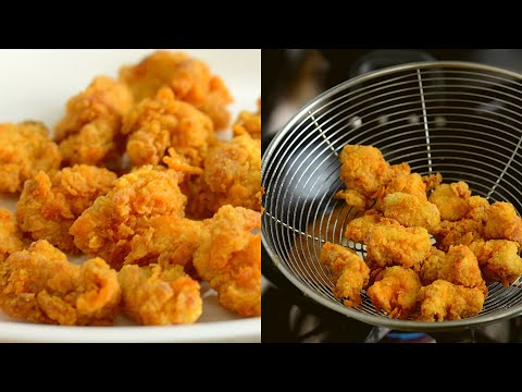 എളുപ്പത്തിൽ ഒരു സ്നാക്ക് - Chicken Pops Recipe | Easy Fried Chicken Recipe in Malayalam