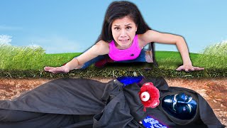 WHERE is CLOAKER BURIED UNDERGROUND? Save Hacker Friend in Real Life Hide and Seek 24 Hour Challenge