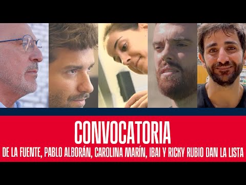De la Fuente, Ibai, Ricky Rubio, Carolina Marín y Pablo Alborán dan la lista de España | 🔴 SEFUTBOL
