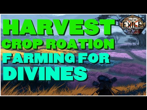 [POE 3.26] Tier 16 Harvest Crop Rotation! How Harvest Can Make You Rich! Farm Your Way To Divines!