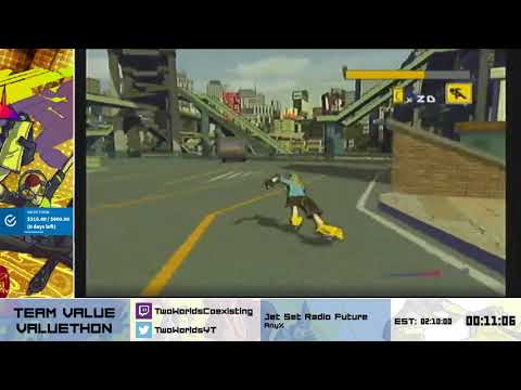 Valuethon 1 - Jet Set Radio Future Any% With TwoWorldsCoexisting