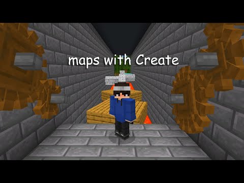 Insane Minecraft Maps with the Create Mod