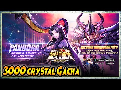 3000 Crystal GACHA Pandora & Rhadamanthys + Event HALLOWEEN - Saint Seiya Awakening