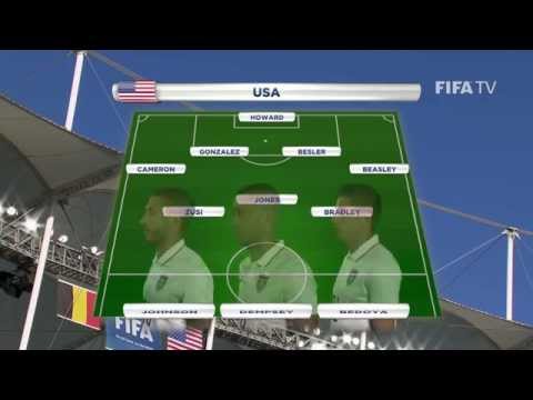 Belgium v. USA Team Line-ups EXCLUSIVE