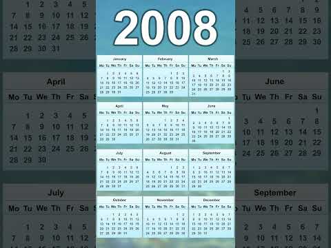2008 Calendar
