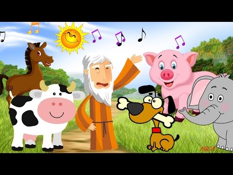 🐷🐮🐶🐱 En el Arca de Noé - Sonidos de los Animales (canciones infantiles) - Estimulación Temprana