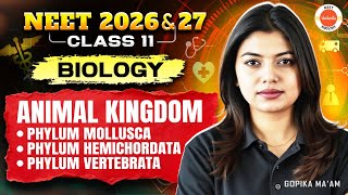 Animal Kingdom: Mollusca, Hemichordata & Vertebrata