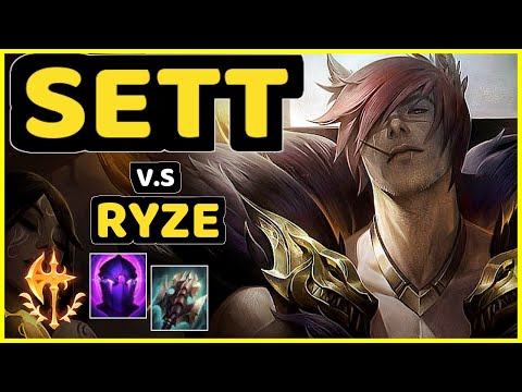 ABBEDAGGE (SETT) vs RYZE - MID CHALLENGER GAMEPLAY - EUW
