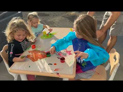 Brelley Kids Multi-Activity Height Adjusting Toddler Table + Chair Set