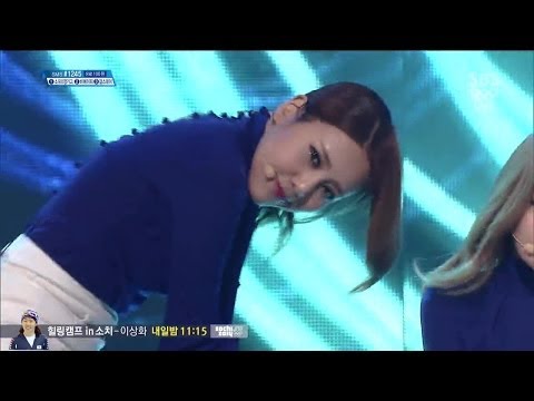 [AOA] - short skirt @ popular Inkigayo 140216