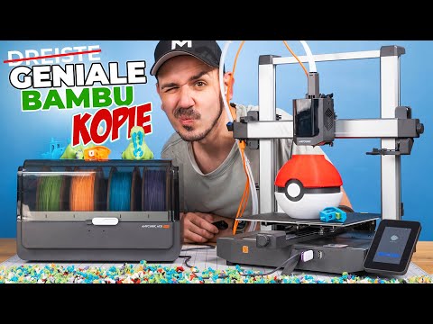 ANYCUBIC Kobra 3 COMBO | Multicolor 3D Printer with Clipper! (XXL Test)