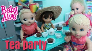 BABY ALIVE Tea Party Lulu And Nikki Host A Tea Party