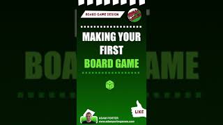 Making your first board game #boardgame #shorts